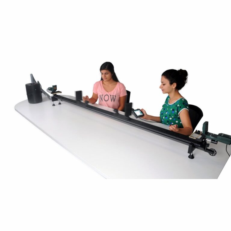 Pista de aire con detector de movimiento Vernier