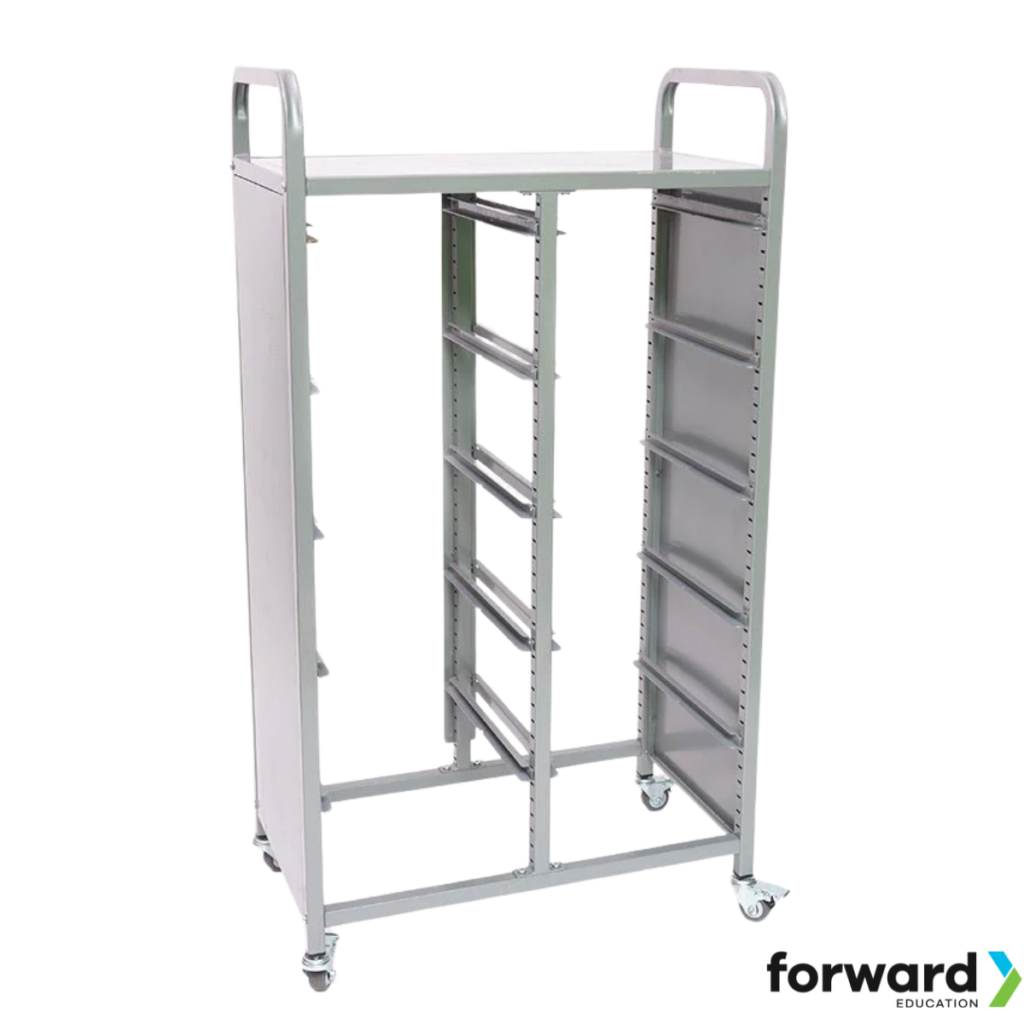 Carro de almacenamiento para kits de robótica